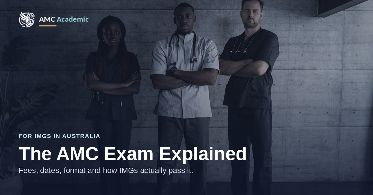 The AMC Exam Explained: Fees, Dates, Format & How to Pass (2026 Guide)
