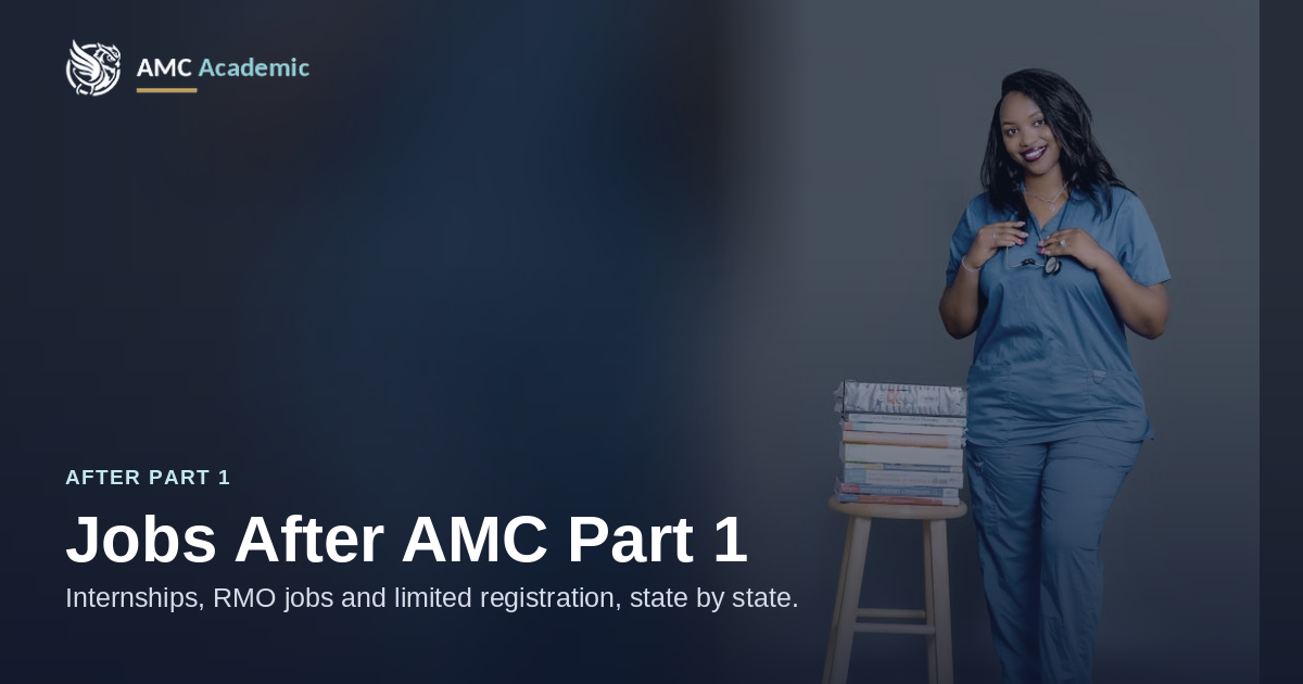 Jobs after AMC Part 1: medical internships, RMO jobs and limited registration for IMGs, state by state